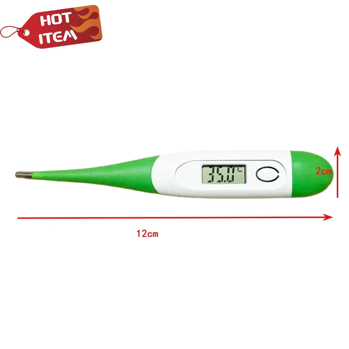 1PCS basal pink digital body Clinical fever Medical Equipment Tools Dry thermometers for people children Waterproof soft head