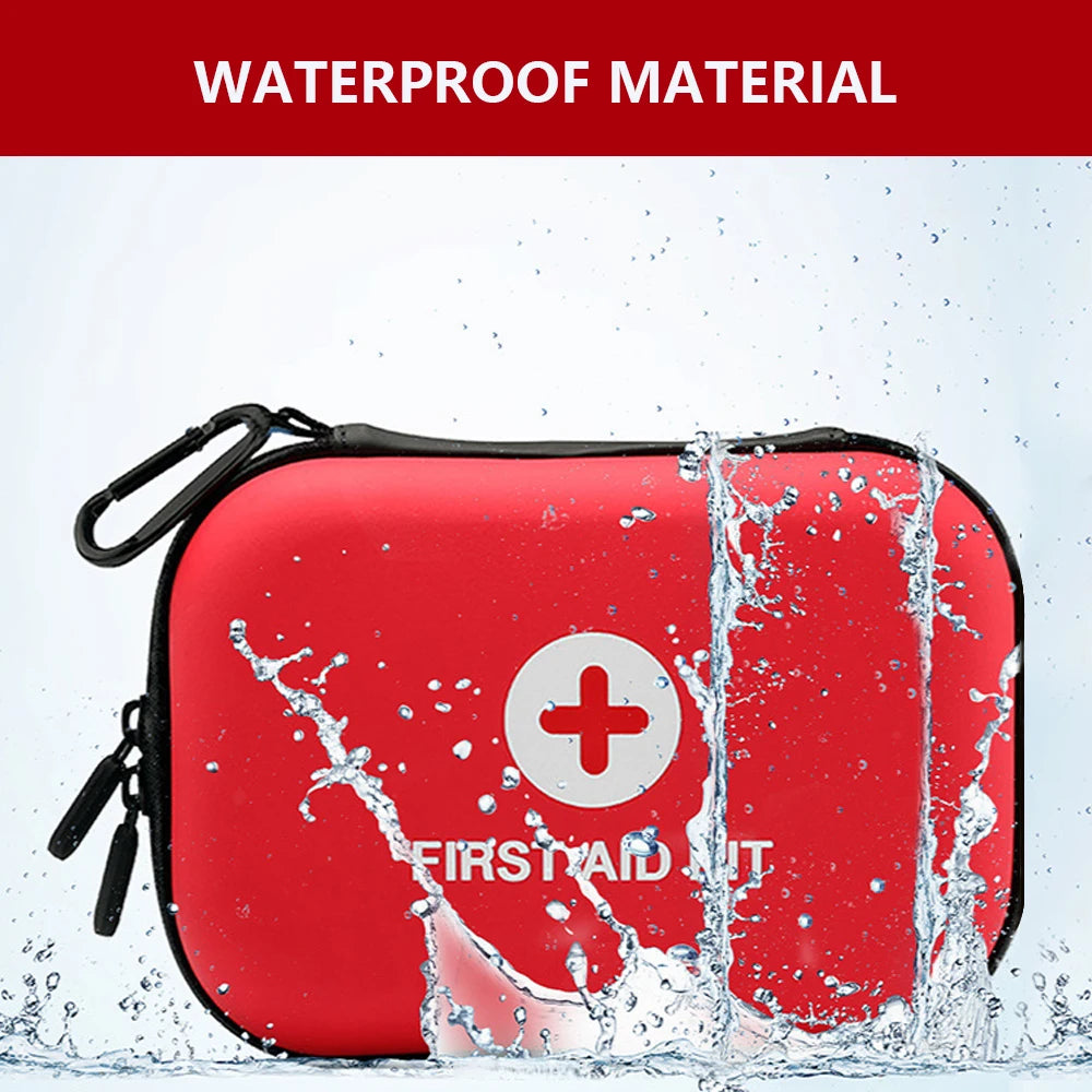 Empty Medical First Aid Storage Bag Small PU EVA Bag Case for Household Outdoor Travel Camping Equipment Medicine Survival