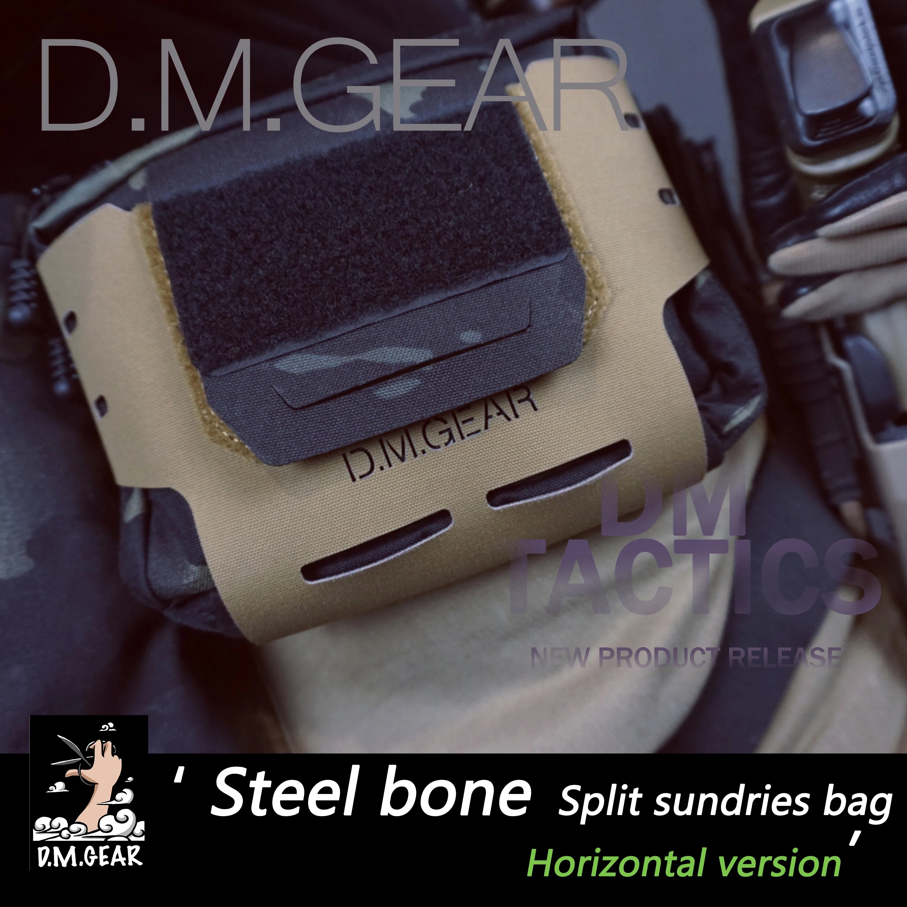 DMGear Tactical Medical Pouch First Aid Hunting Gear Airsoft Equipment Wargame Camping Accessory Outdoor Clutter Horizontal Vest