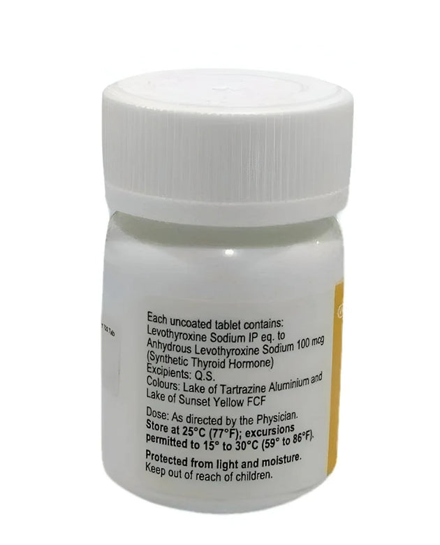 LEVOTHYROXINE 100mcg Tablets